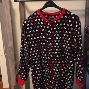 Disney Adult Onesie with Slippers- Size 8-10